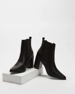 SPURR Ally Ankle Boots Black Pebble -Women's Ankle Boots Sales 2024 http3A2F2Fstatic.theiconic.com .au2Fp2Fspurr 9857 5982711 2