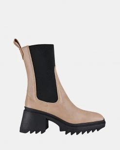 St Sana Lisbon Boots Taupe