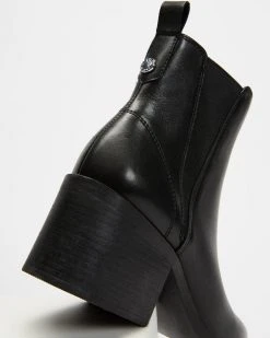 Steve Madden Audience Boots Black Leather -Women's Ankle Boots Sales 2024 http3A2F2Fstatic.theiconic.com .au2Fp2Fsteve madden 6272 7897411 3