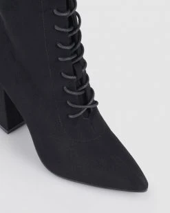 Verali Danielle Black Microsuede -Women's Ankle Boots Sales 2024 http3A2F2Fstatic.theiconic.com .au2Fp2Fverali 0439 7569321 4