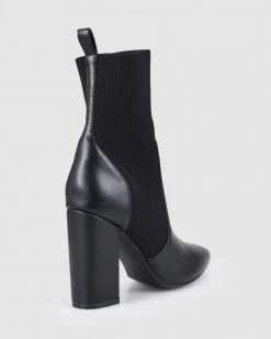 Verali Dixie Black Smooth Knit -Women's Ankle Boots Sales 2024 http3A2F2Fstatic.theiconic.com .au2Fp2Fverali 5963 7799321 3