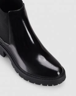 Verali Jaya Chelsea Gusset Boots Black Box PU -Women's Ankle Boots Sales 2024 http3A2F2Fstatic.theiconic.com .au2Fp2Fverali 6537 9948551 4