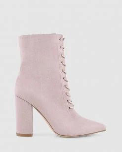 Verali Danielle Blush Microsuede