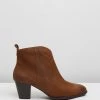 Vionic Raina Ankle Boots Brown
