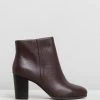 Vionic Kennedy Ankle Boots Chocolate