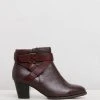 Vionic Trinity Ankle Boots Chocolate