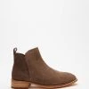 Walnut Melbourne Douglas Leather Ankle Boots Taupe Snake