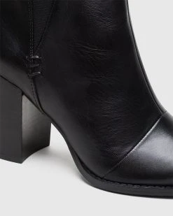 Wittner Honesty Block Heel Gusset Ankle Boots Black -Women's Ankle Boots Sales 2024 http3A2F2Fstatic.theiconic.com .au2Fp2Fwittner 3134 032938 3
