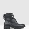 Zeroe Trench Hiker Boots Black